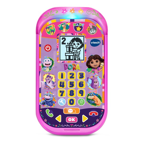 VTech Dora: Adventure Calls Learning Phone, Official Dora Toy, Interactive