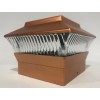 Garden Sunlight 6 Pack 4x4 Solar Powered Plastic Black/Copper LED
