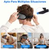 Antifaz para Dormir con Audifonos y Contorno 3D, Blackout y