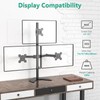 WALI Triple Monitor Stand, Free Standing Three Monitor Desk Mount