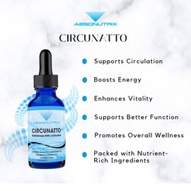 Absonutrix CircuNatto, 390 mg, 4 FL OZ Liquid, 302 Servings, Made in USA