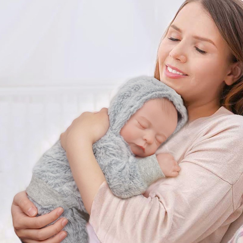 JIZHI Lifelike Reborn Baby Dolls Boy - 17-Inch Soft Baby