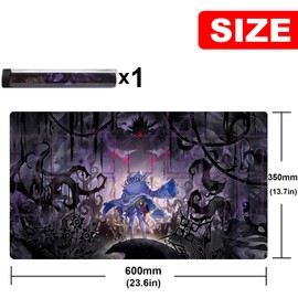 sabermaster ygo playmat Gaming Competition Pad Mat Card Binder Deck 23.6x13.7in