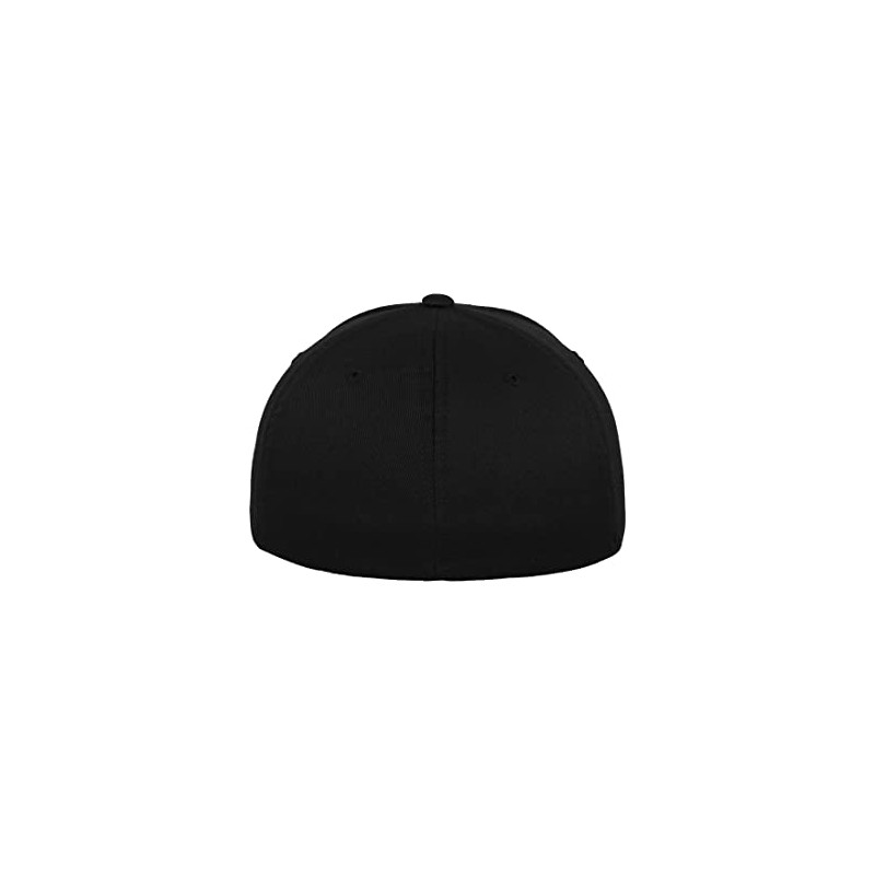 Flexfit Men's Wooly Combed Baseball Cap Black