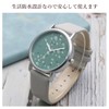 Women's Watch Dial Easy Read Analog Waterproof, grey/green