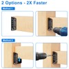 40 Pack Aluminum Deck Railing Bracket Connectors for 2"x4" (Actual