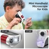60x-120x Mini Pocket Microscope for Kids Adults, Portable Handheld Microscope