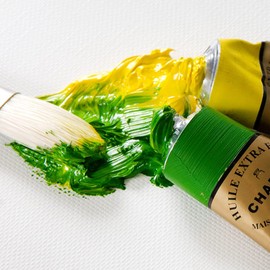 Charvin Extra Fine Professional Imperial Green Artist Oil Paint 20 ml - Triple-Milled for Smoothness, Rich Texture, Poppy Oil-Based, Light-Fast, Handmade Oil Color Paints for Professionals