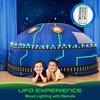 W&O Glowing UFO Aerodome with LED Lights & UFO Sound