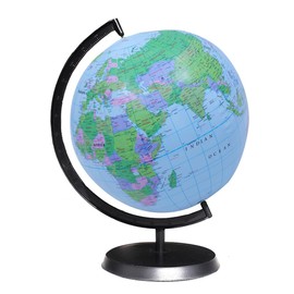 KOMBIUDA Pvc Inflatable Globe Ball World Map Ball for Boys and Girls Stress Relief Toy and Bounce Activity at Home School