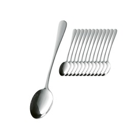 Esmeyer 156-118 12-teiliges Löffel-Set Modell "Sylvia", 18/0 Edelstahl, poliert - der günstige Topseller seit 25 Jahren!