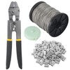 IThreeLuck 2 in 1 Wire Rope Crimping Tool Kit with