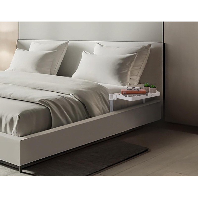 Carlo Milano Smartphone Holder Table: Folding Bed Shelf, 34 x