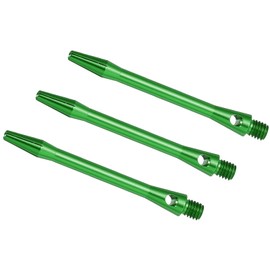 PATIKIL Dart Shafts 48mm/1.9 Inch, 3 Pack 2BA Thread Aluminum Dart Stems Dart Accessories for Steel Tip, Green