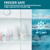 8-Pack Reusable Silicone Food Storage Bags, 100% Silicone Stand-Up Wide-Open