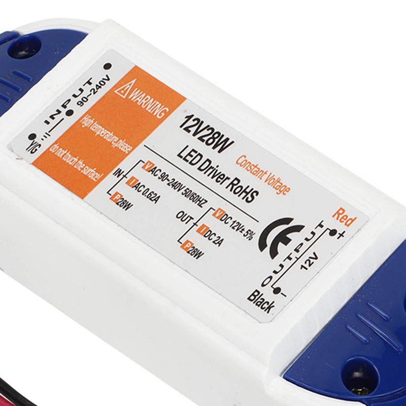 LED Power Supply 0.62A AC90‑240V to DC12V LED Power Transformer