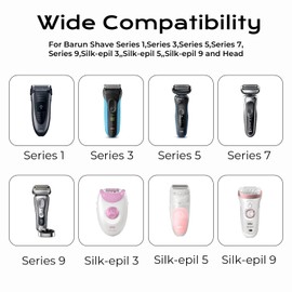 12V Charger for Braun Shaver Series 7 3 9 5 1, Charging Cord for Braun 3040s 310s 340s 740s 7020s 9330s 760cc 790cc 5190cc 7085cc 7865cc 9090cc 9095cc 9290cc 9385cc 9577cc Razor Trimmer