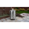 Plexon Metal Compost Bin Outdoor Burn Bin - Galvanized Trash