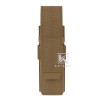KRYDEX Tactical Flashlight Holster Low Profile Pouch Coyote MOLLE&Belt System
