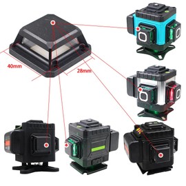 Generic Spirit Level, Glass/Window Protector, Waterproof, 12 Lines, Scratch Resistant, Lightweight Leveling Tool, Accessories, Dustproof