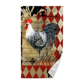 Dujiea Farm Birds Rooster Kitchen Dish Towel Soft Highly Absorbent Hand Towel Home Decorative Multipurpose for Bathroom Hotel Gym and Spa 15 X 27 Inches