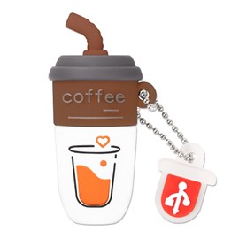 Cute Coffee USB Pendrive Computer Storage Drive USB Pendrive for Teachers, Students, Family and Friends (32GB, Coffee Brown)