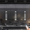 IDEQUY Modern Mini Crystal Pendant Light for Kitchen Island Bedroom