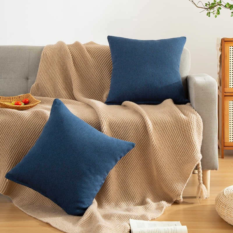 Haguko 45 45 2 Pack Linen Texture Nordic Peach Skin