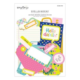 Spellbinders SCSE-010 Just Sayin' Writable Die Cuts from The Just Sayin' Collection by Kelly Bangs