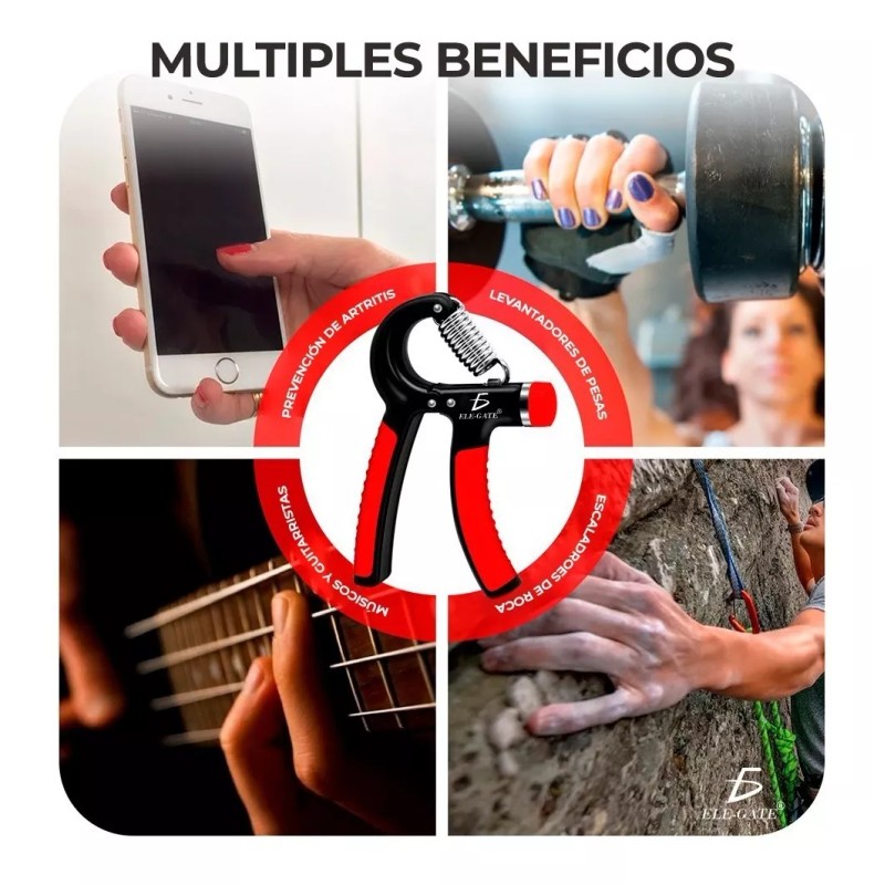 EGTMA Dos Pinzas Para Mano Ejercicios Con Presión Ajustable Kit
