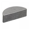 sourcing map Pack of 25 Half Moon Wedge 45# Steel