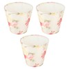 Cloth Lamp Shade Flower Pattern Clip On Bulb Lampshade for