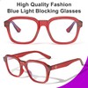 VISOONE Oversized Square Blue Light Blocking Glasses Fashion Computer Eyewear