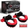 AUTMATCH D Ring Shackle 3/4" Shackles (2 Pack) 41,887Ibs Break