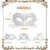 12 Antifaces Antifaz Plastico Disfraz Fiesta Carnaval Mascar