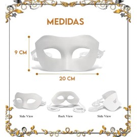 12 Antifaces Antifaz Plastico Disfraz Fiesta Carnaval Mascar