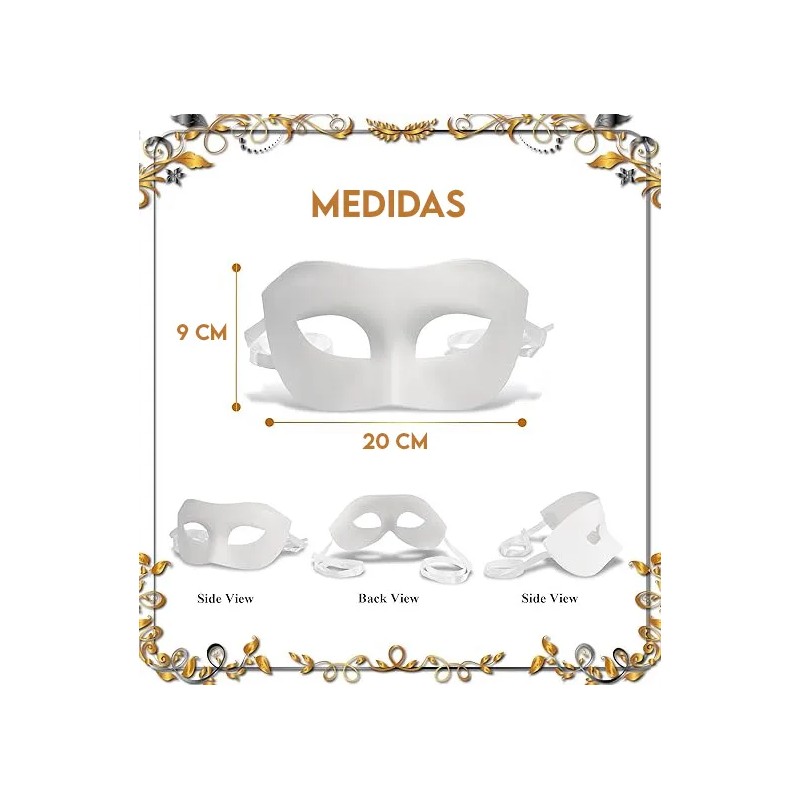 12 Antifaces Antifaz Plastico Disfraz Fiesta Carnaval Mascar