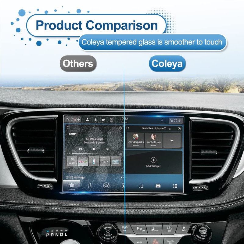 Coleya 2014 2015 2016 2017 2018 Grand Cherokee Screen Protector