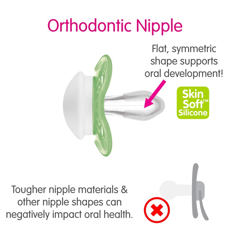 MAM Original Matte Baby Pacifier, Nipple Shape Helps Promote Healthy