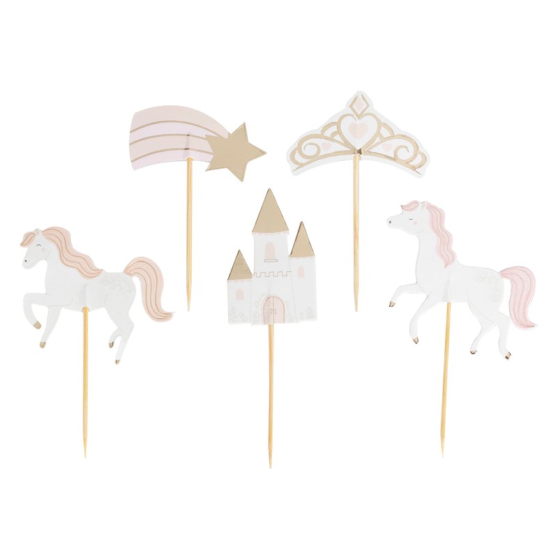 Ginger Ray Cupcake-Topper mit Einhorn-Motiv, 12 Stück