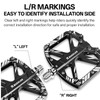 Aluminum Flat Bike Pedals with Sealed Bearings - 9/16" (Purple)