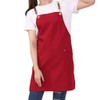Apron Cotton Canvas Machine Washable Aprons for Girls Ladies Adjustable