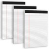 3 Pack White Legal Pads 8.5 x 11 Note Pads,