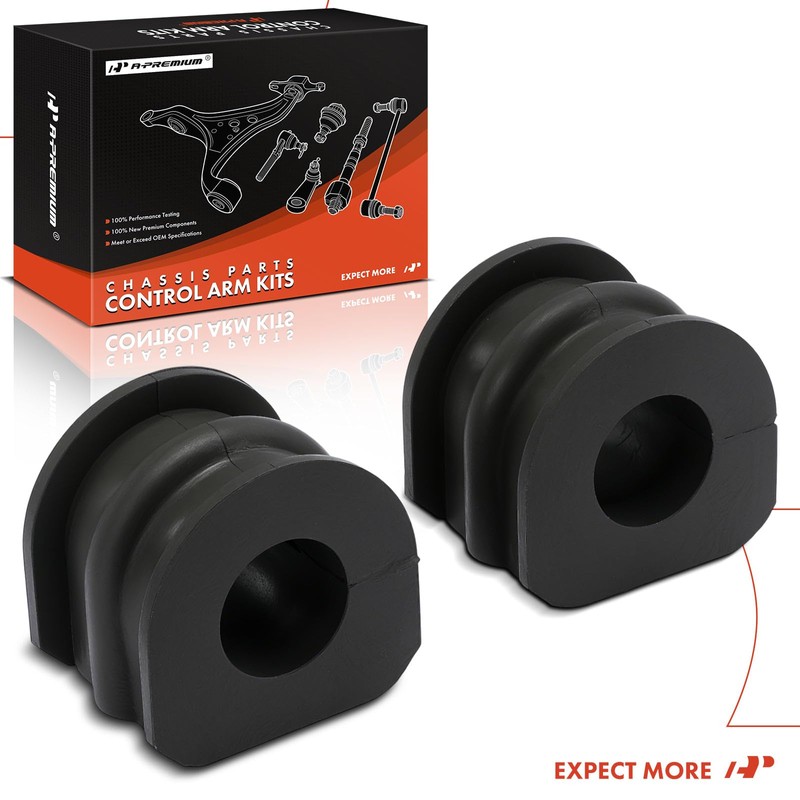 A-Premium 2 x Front To Frame Sway Bar Bushing Kit,