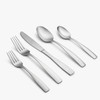 Cambridge 263K7CSLG31 Madison 62-Piece Flatware Set With Oak Tray
