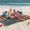 xigua America Flag Picnic Blanket Extra Large Picnic Mat Waterproof