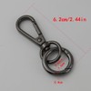 TANJUN Key-Chain with Quick-Release Spring Clip Keyrings - Car Keychain