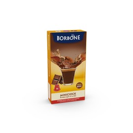 Caffè Borbone MiniCiock - Getränk mit Schokoladengeschmack - 60 Kapseln (6 Packungen mit 10 Stück) - Kompatibel mit Nespresso®* Haushalts-Espressomaschinen