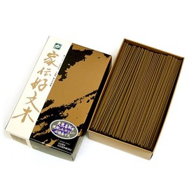 家庭用線香 家伝 好文木 短寸 徳用大型箱(箱寸法15×9.5×4cm)◆秘伝の崇高な香りのお線香(梅栄堂)