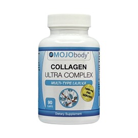 Multi Collagen Capsules Ultra Complex (Types I, II, III, V & X) Complex Multi Collagen Protein Blend for Anti-Aging, Hair, Skin, Nails and Joints, 1800mg Per Serving, 90 Capsules